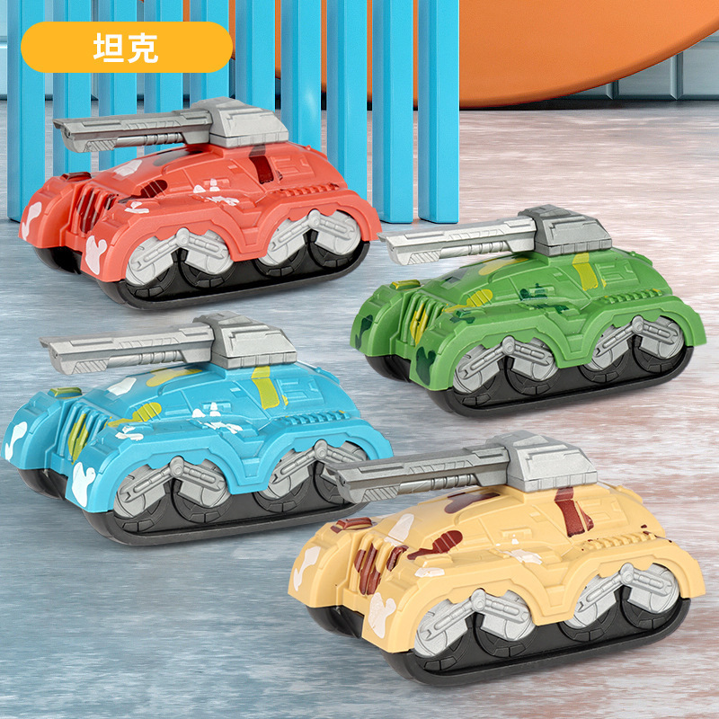 卸売ドロップシッピング楽しい漫画エンジニアリング車両掘削車落下耐性男の子と女の子子供シミュレーションおもちゃ慣性プレス車|undefined