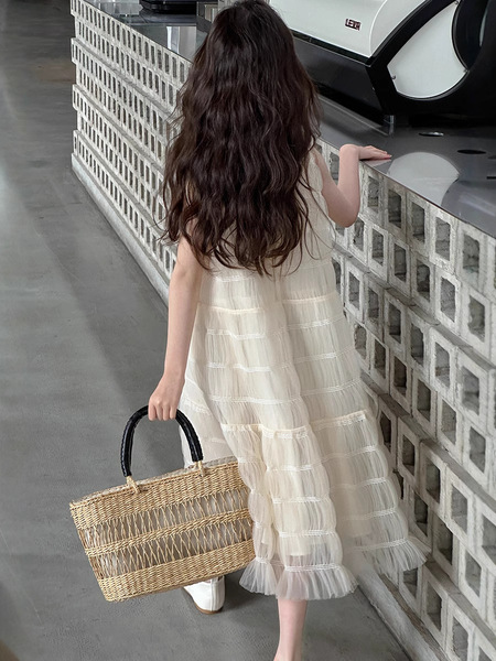 Children's summer sleevless dress sleevless