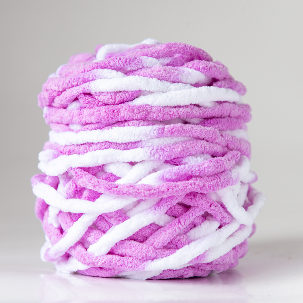 Hilo de la tira de hielo hilo de una sola hebra de lana gruesa bola de aguja hilo tejido a mano bolsa bufanda material de DIY Paquete de fábrica al por mayor