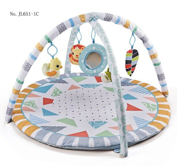 Alfombrilla de juego redonda JL661-1C lavable a máquina