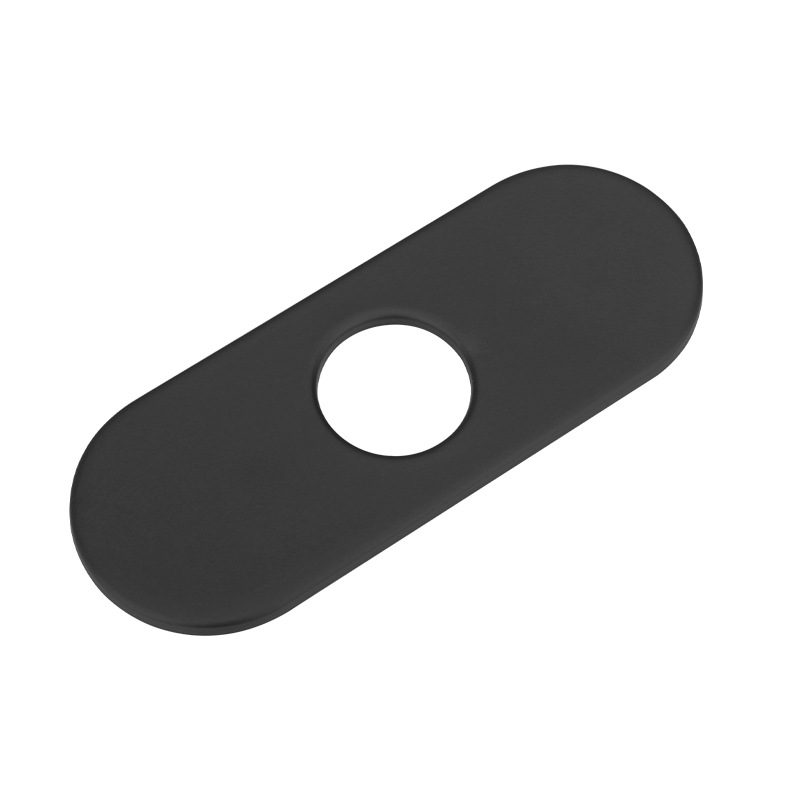 Suministro directo de fábrica 304 acero inoxidable cepillado grifo de la cocina 10 pulgadas placa decorativa baño base 6 pulgadas cubierta