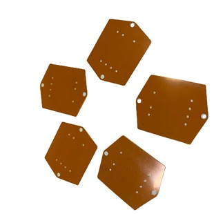 Die-Cut High Temperature, High Pressure and High Temperature Resistant High Dimensional Stability Brown Polyimide Pi Mylar Film Plastic Insulation Sheet