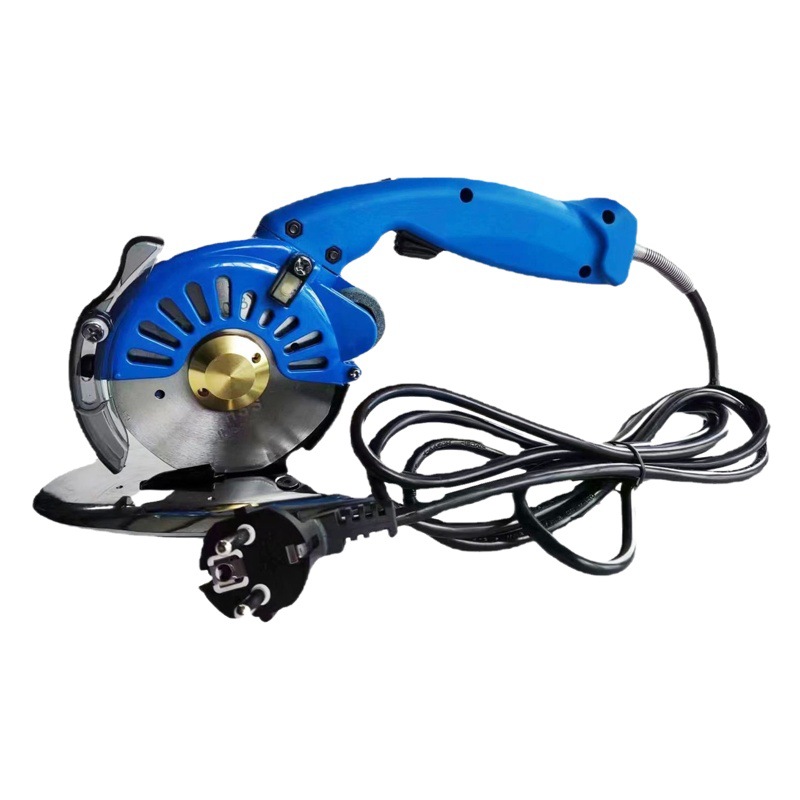 Máquina de corte circular Zuoyi de 100 mm, tijeras eléctricas manuales pequeñas para cortar tela, fabricante directo de equipos de corte de ropa