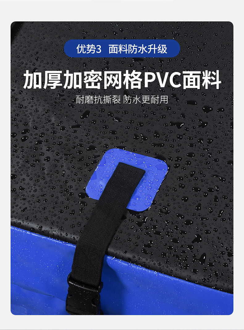 Outdoor off-road vehicle roof luggage bag, rainproof and dustproof luggage bag, wear-resistant storage bag, waterproof car luggage bag