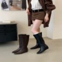 内增高显瘦秋冬季长筒女靴子