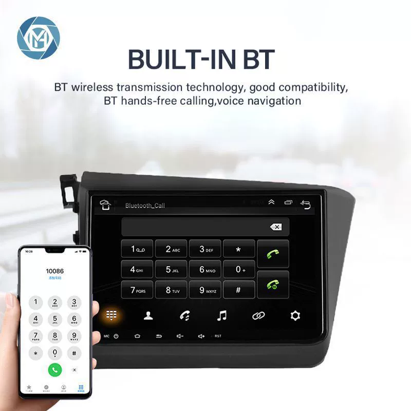 Подходящий для Honda 12-15 Civic Android мультимедийный плеер all-in-one MP5 с GPS навигацией задний ход