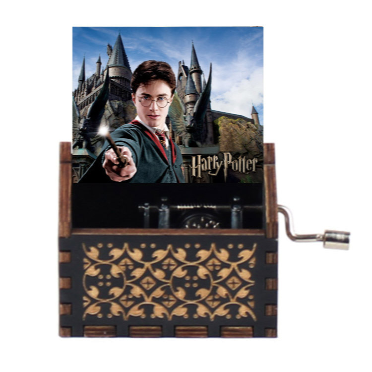 源工場ハリーポッターハイドウェイ手揺れ木製オルゴールミニオルゴールクリエイティブ誕生日プレゼント