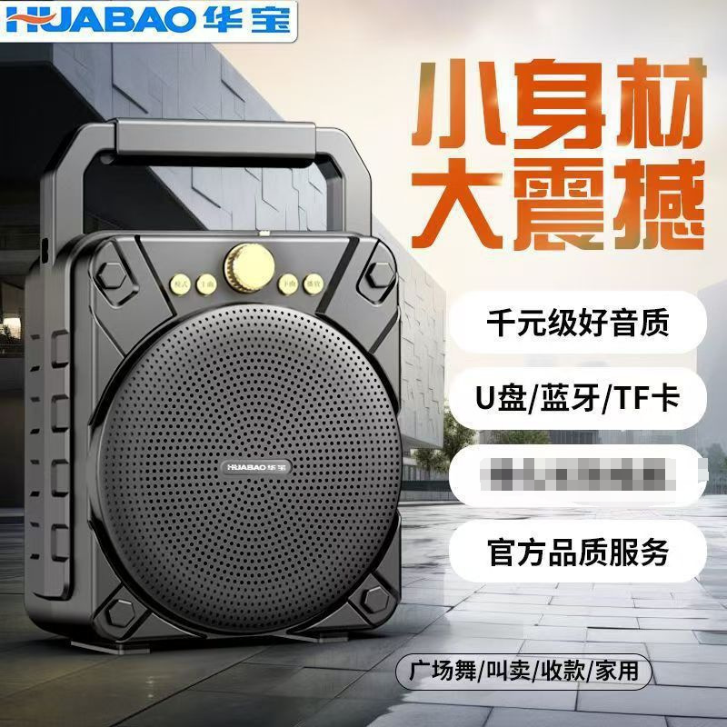 Huabao F806 Bluetooth Satchel Audio Bluetooth High-Power Square Dance Audio Announcer