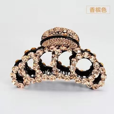 Große Haarklammer Haarspange Neu Haarvolumin Haarspange Damen Hinterkopf Haihaube Haarnadel Strass Kopfschmuck Großhandel