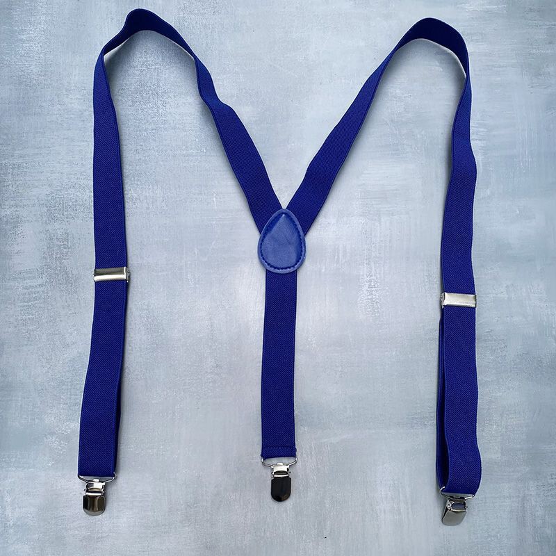 New 2.5cm Adult Unisex Suspenders Polyester Elastic Suspender Clip Elastic Suspenders Factory Direct Sale New 2.5cm Adult Unisex Suspenders Polyester Elastic Suspender Clip Elastic Suspenders Factory Direct Sale