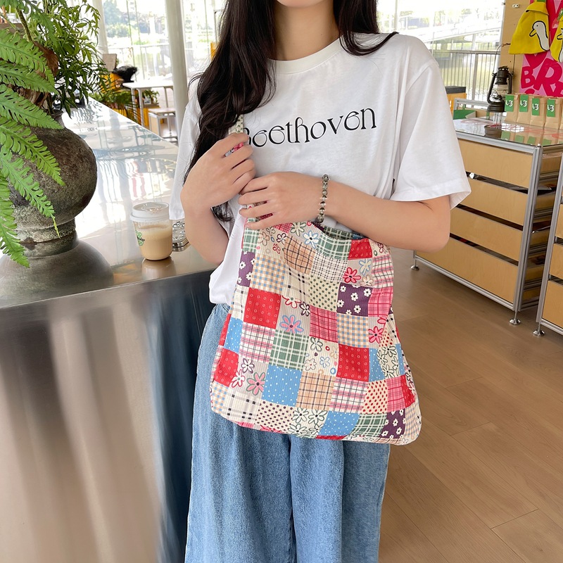 Women's Classic Style Streetwear Printing Flower Leopard Corduroy Shopping Bags display picture 1