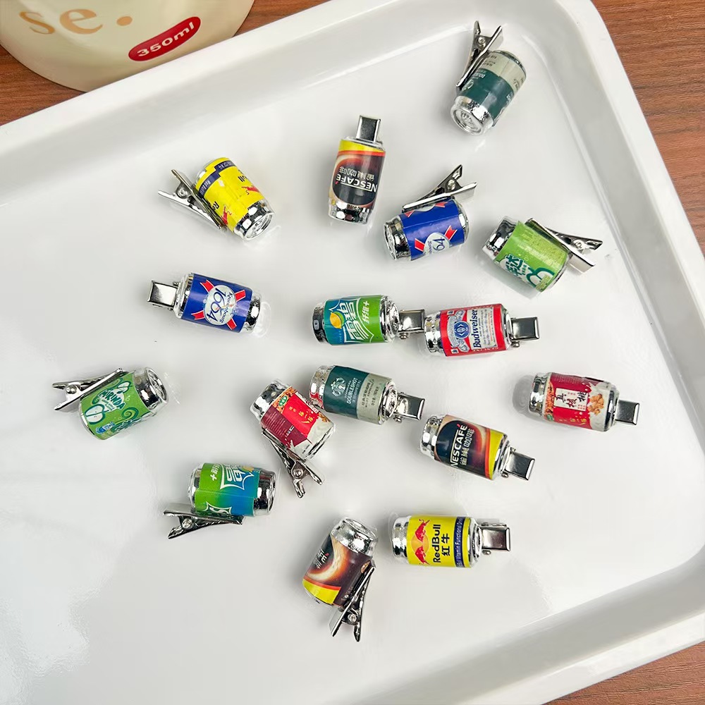 음료수 상자 머리핀