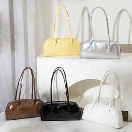 2025简约大容量波士顿腋下包包女新款潮时尚腋肩包小众设计法棍包