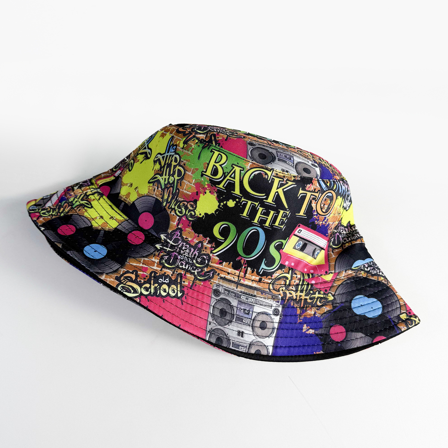 Fisherman Hat Fashion Basin Hat Sunscreen Cap 80s 90s Retro Bucket