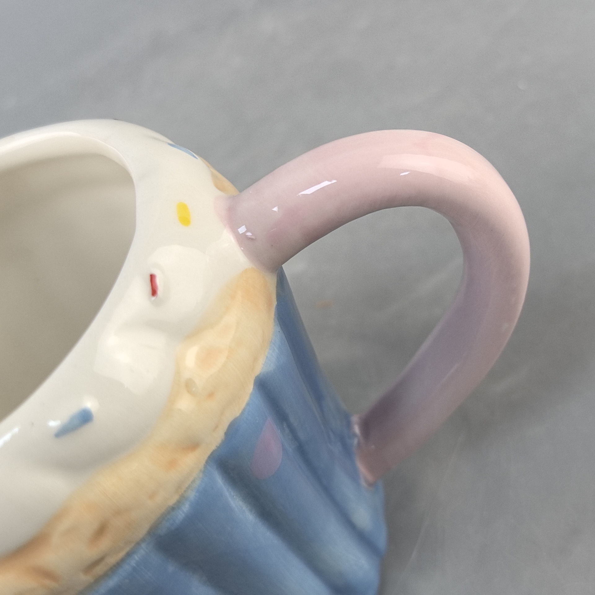 Moda adorable helado muffin pastel moldeo taza de cerámica pastel moldeo taza de café taza personalizada taza