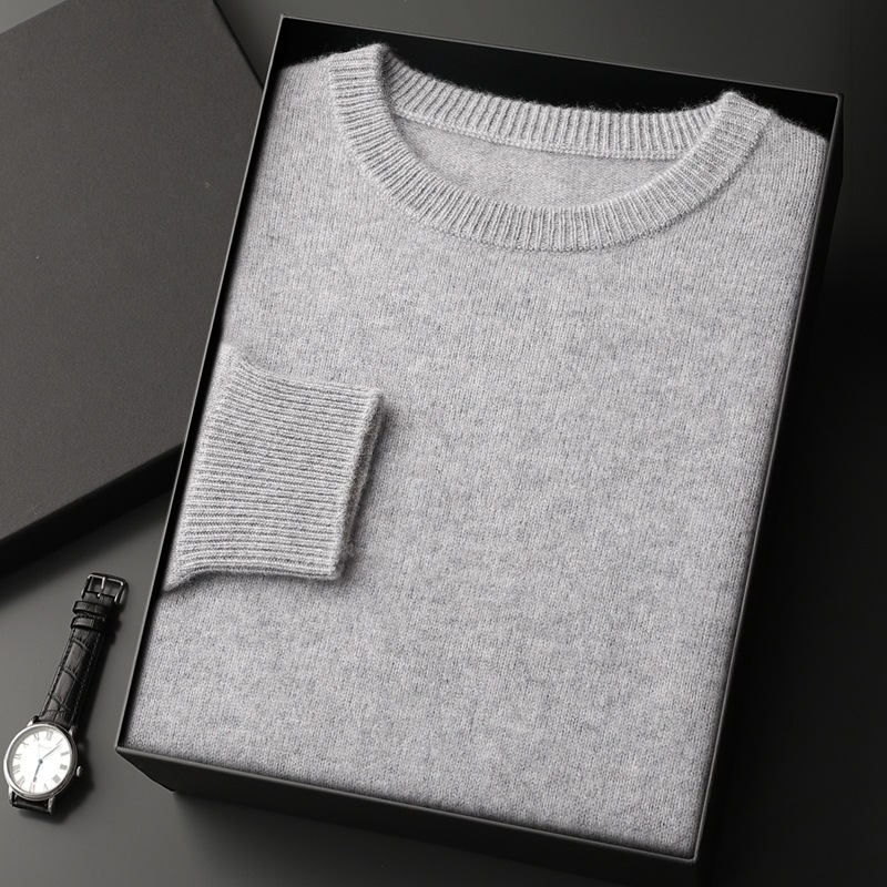 Demi-season cashmere base knitted woolen body-friendly sweater with…