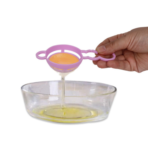 Oil pouring funnel set, egg white separator, kitchen tool small filter three-piece set cross-border hot sale