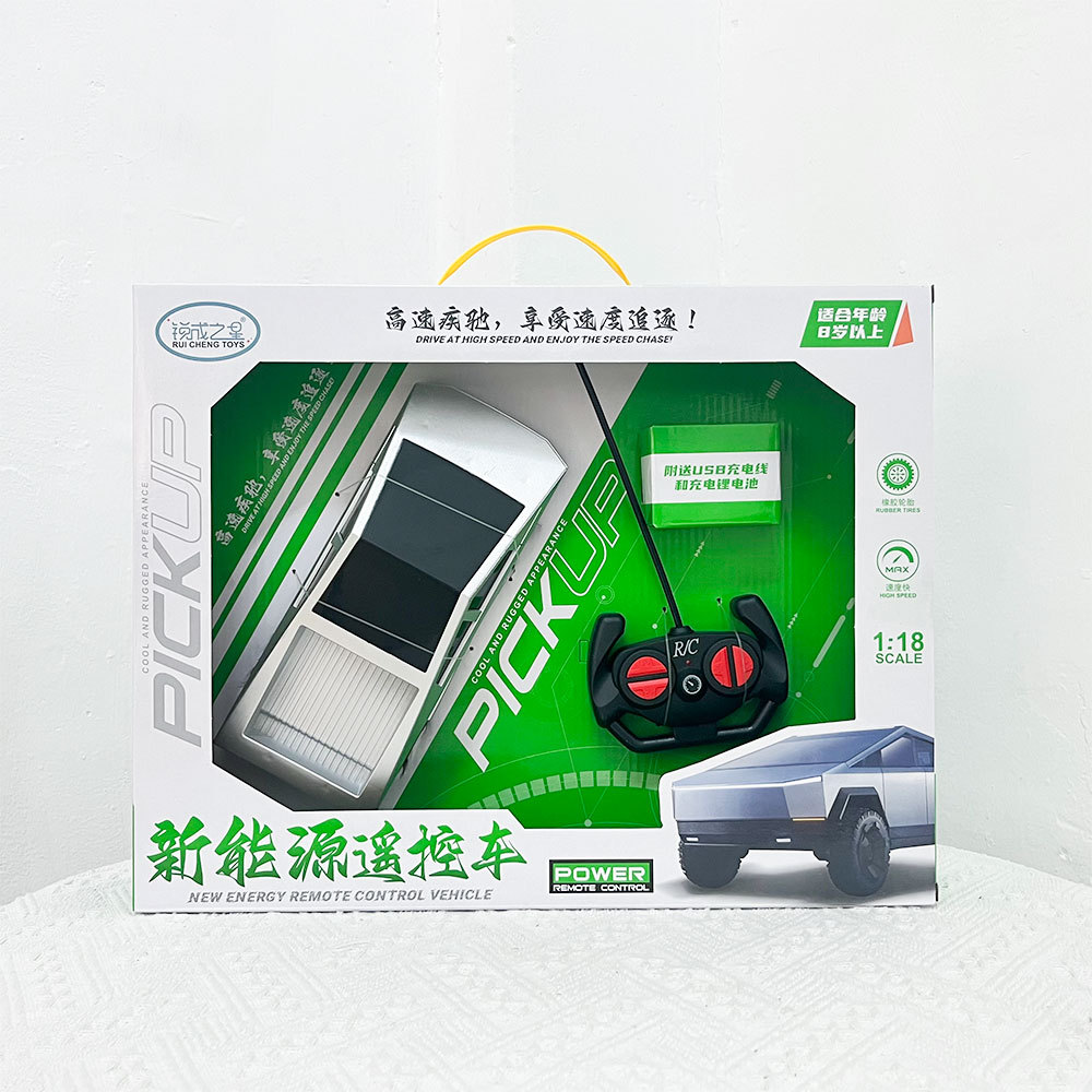 Tesla coche de control remoto juguetes de alta velocidad carga cuatro ruedas coche de escalada cibernético coche de viaje cross-border caja de regalo
