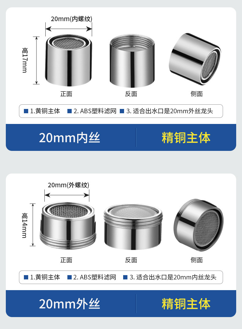 Starting point: Ri faucet accessories, faucet aerator, water outlet nozzle, mesh nozzle, faucet water outlet head, filter nozzle, filter core undefined