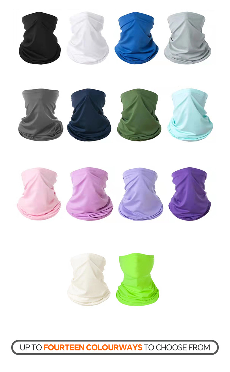 Summer Sun Protection Ice Silk Headscarf 3