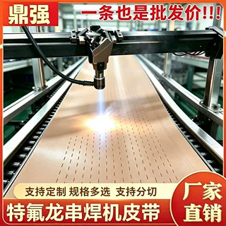 串焊机皮带输送带机带特氟龙打孔真空吸附耐高温耐助焊环形带定制