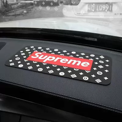 Anti-slip mat | mat - fashion-brand-flower-black-standard