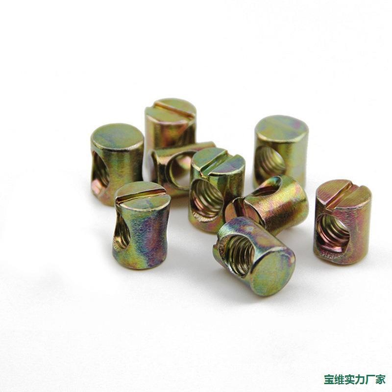 Wholesale Baby Crib Screws / Upper and Lower Bed Screws / Hammer Head Hammer Nut / Iron Hammer Cap / Flat Head