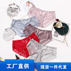 lady Underwear Diamond Lace Mosaic Package hip Large bow Cotton Hollow lady triangle Underwear