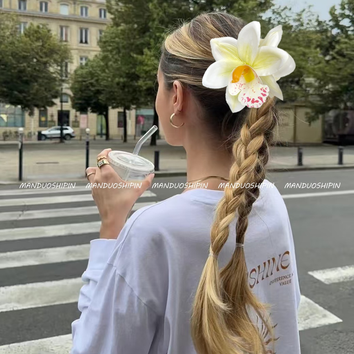 30g Weight Hair Sticks, Hair Tie, Insert comb Hair Accessories Type 1 Piece Quantity Holiday, Tea Party Occasion Cloth Material Flower Pattern All Seasons Season Women's Gender Pastoral Style Pastoral Women's Flower Cloth Hair Sticks Hair Tie Insert Comb 7
