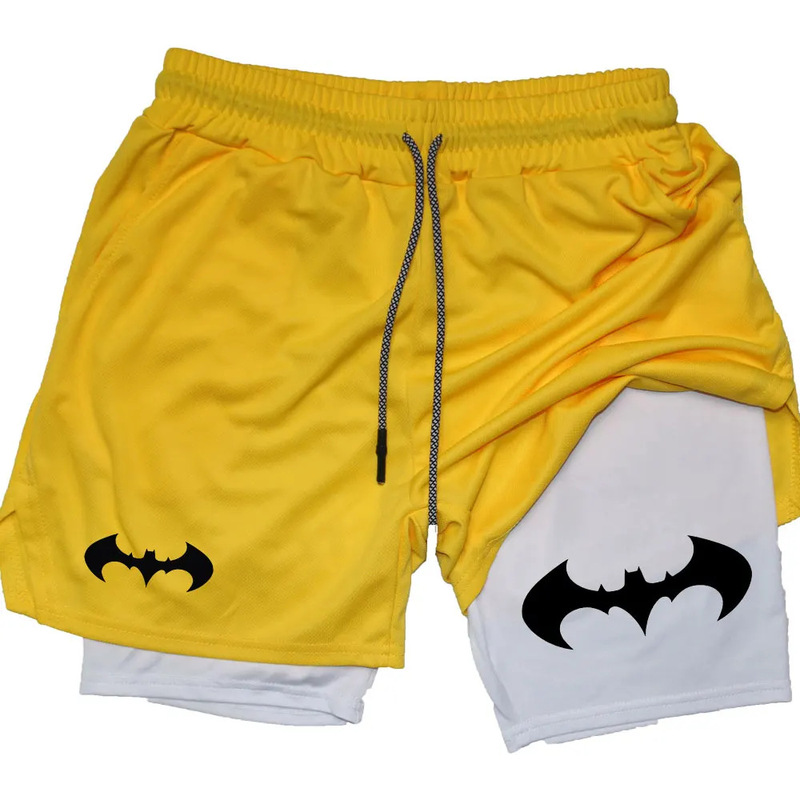 Men's Gym Performance Sports Shorts, Summer Casual Quick-Dry Workout Compression Running Shorts Men's Gym Performance Sports Shorts, Summer Casual Quick-Dry Workout Compression Running Shorts