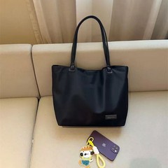 オックスフォード紡織シンプル子母包軽便ナイロン手提げトートバッグ大容量通勤片肩ショッピングバッグ中包