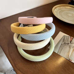 Colorful Sponge Hair Band for Women, Summer High Crown Hair Tying, 2022 New Trendy Model, Versatile Outdoor Headband Hair Clip