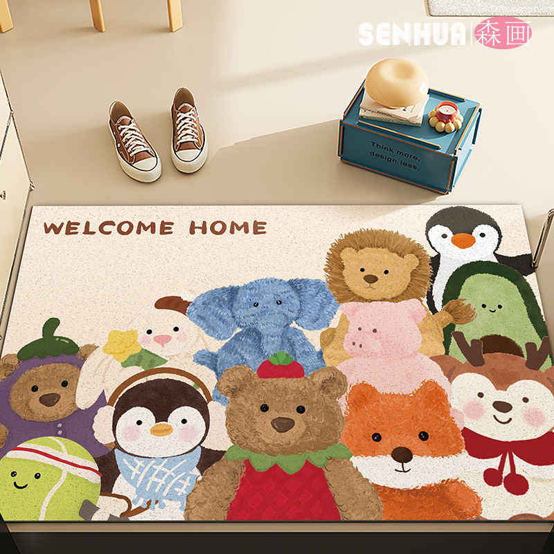 직사각형 - 오른쪽에 인형 더미