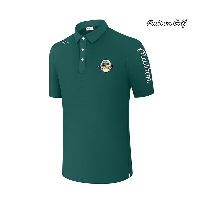 M Golf Short-Sleeved T-Shirt Summer Golf Clothing Men's Casual Breathable Sports Top # 2502 M Golf Short-Sleeved T-Shirt Summer Golf Clothing Men's Casual Breathable Sports Top # 2502