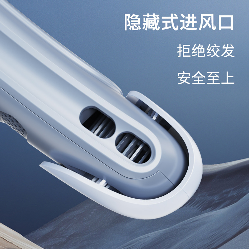 2024 nuevo ventilador de cuello de refrigeración de semiconductores USB de carga de gran capacidad portátil de doble refrigeración ventilador de cuello de refrigeración