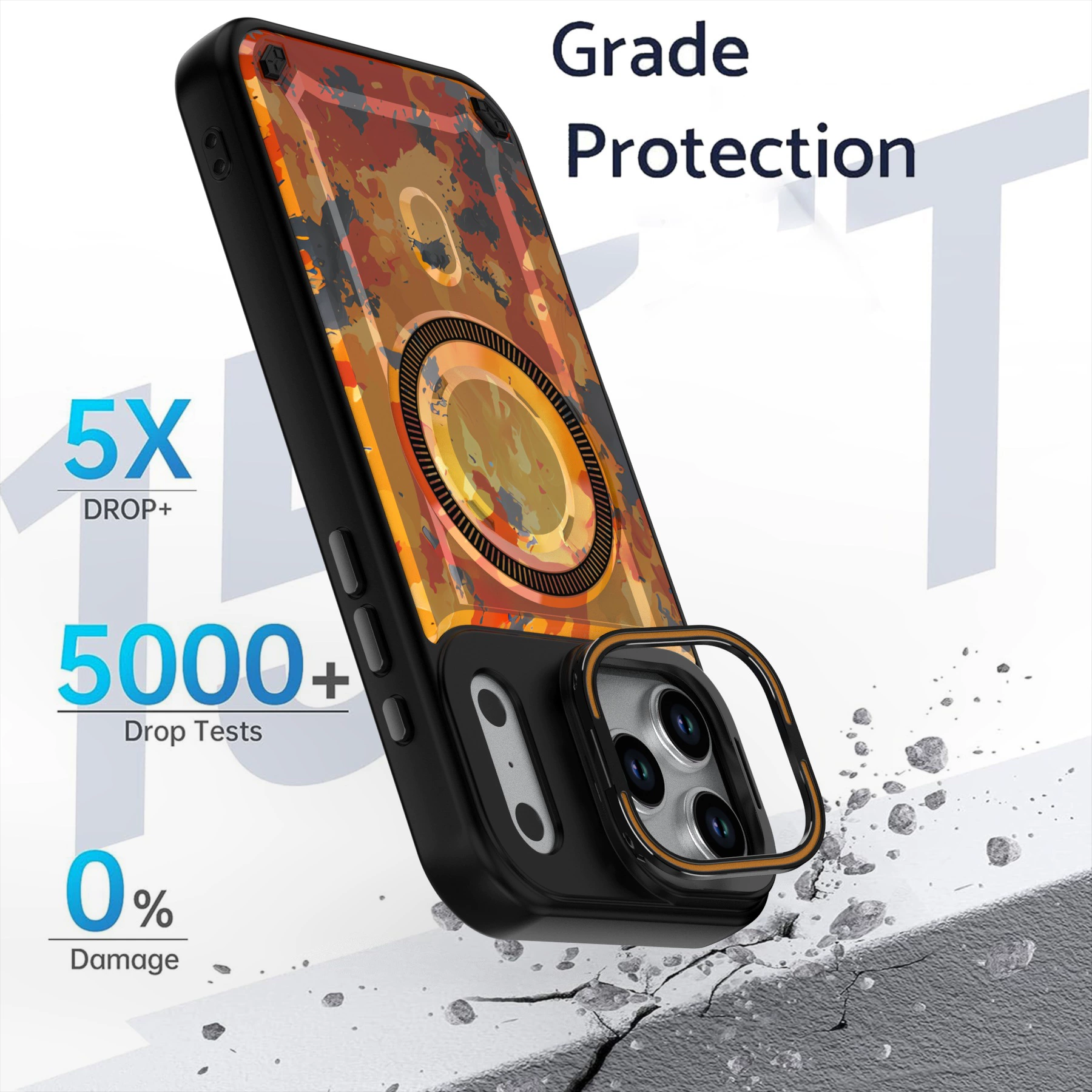 Совместимый окрашенный чехол для телефона Samsung, линза, трубка, защитный чехол, (международная торговля), iPhone, паденная защита