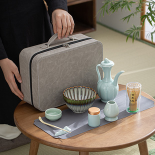 Song Dynasty tea ordering equipment hundred Benli matcha device Jianzhan kiln change Tea hundred opera tea art tea set suit Japanese tea cup
