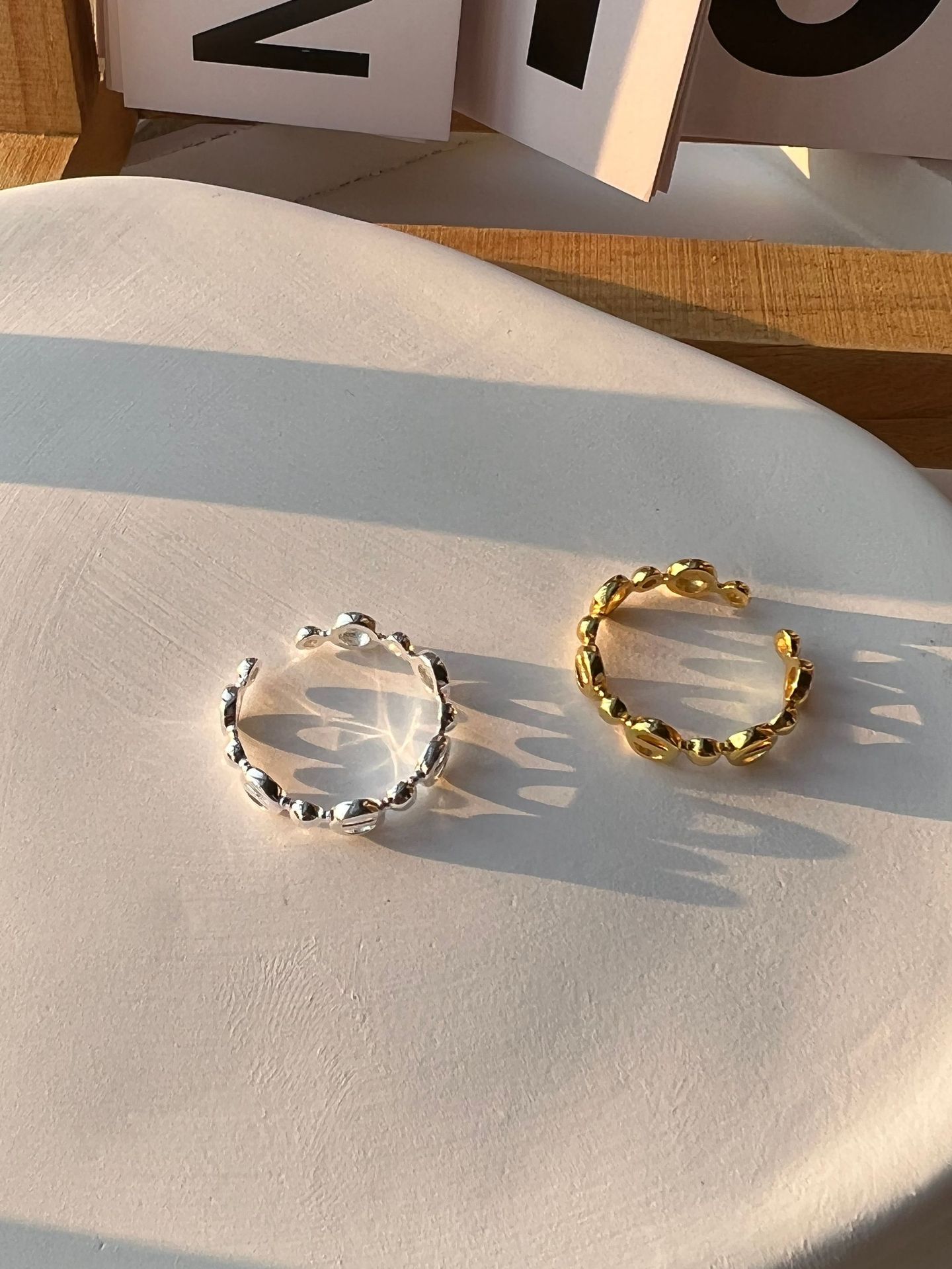 6g Weight Open Ring Classification Adjustable Ring Size 1 Piece Quantity 925 Sterling Silver Solid Color Open Ring