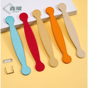 Gift Box Handle Bag with Leather Handle Portable Leather Handle Gift Leather Product Production and Processing Factory