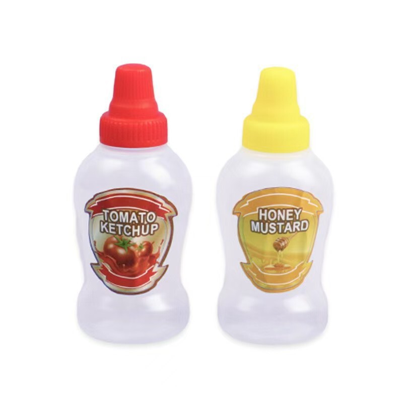 キッチン家庭用ミニ調味料ボトルトマトサラダハニースクイーズボトルソースボトル食品グレードのスクイーズボトルクロスボーダー|undefined
