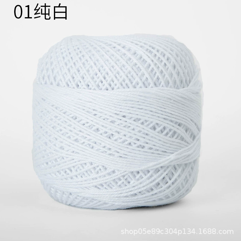 Шёлковая crochet нить шарики, 3 размера, разноцветная пряжа для вязания сумок и крючком