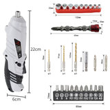 Маленькая электрическая отвертка, перезаряжаемый комплект с зарядкой, литиевые батарейки, электродрель с косичкой, набор