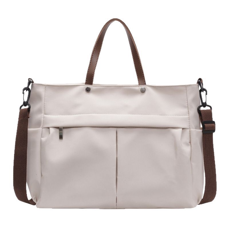 尼龙单肩包跨境新款简约时尚女士斜跨包大容量手提流行托特包批发