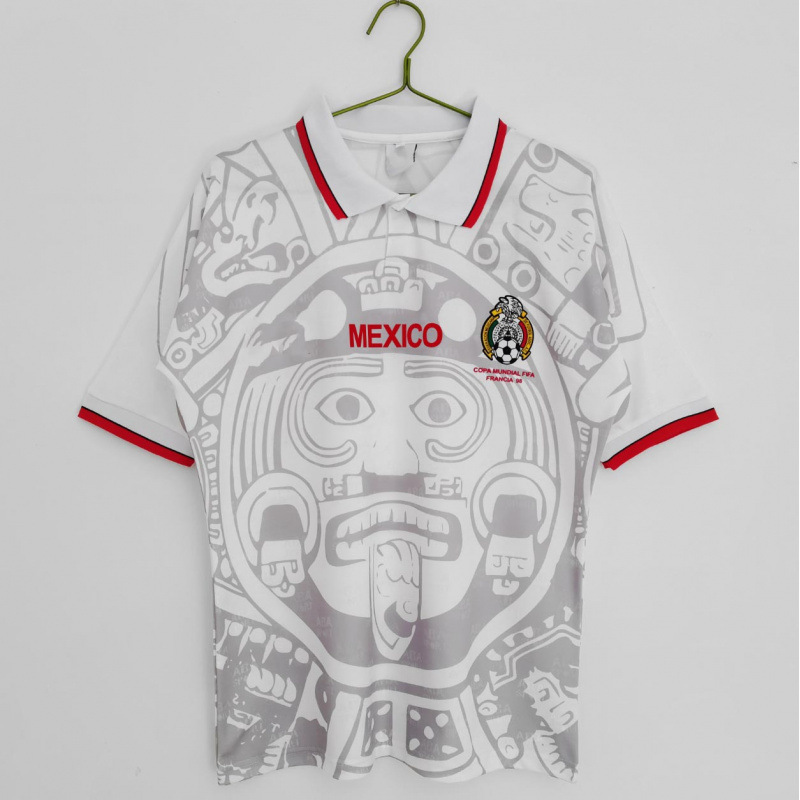 Colección de fútbol retro popular Argentina Alemania Inglaterra Brasil Copa Mundial de fútbol de manga corta