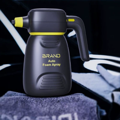 New cross-border electric spray bottle car wash tool, household handheld foam bottle, high-pressure portable car wash magic spray