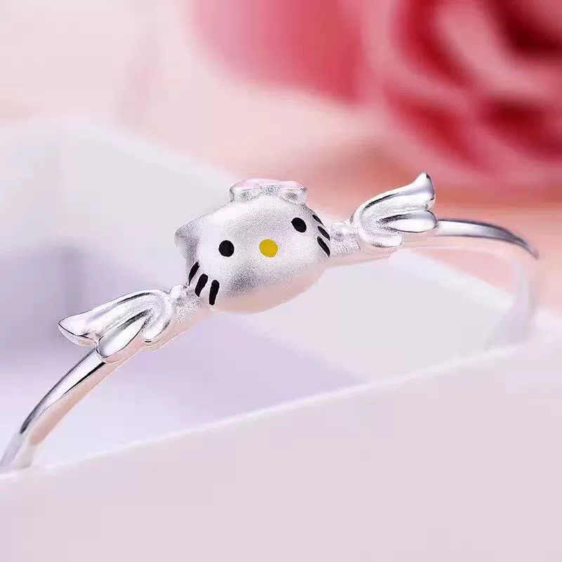 Hello Kitty, брендовый маленький дизайнерский мультяшный браслет высокого качества для учеников начальной школы, подарок на день рождения