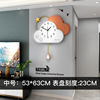 Fashionable decorations, wall creative pocket watch for living room, simple and elegant design, light luxury style