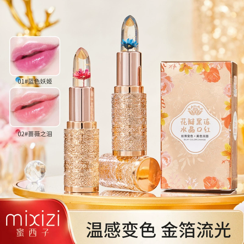 Фабрика оптовая продажа меда Xizi лепестки желе хрустальная помада увлажняющая и обесцвеченная