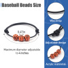 Basketball adjustable ball, woven bracelet handmade, European style, wholesale