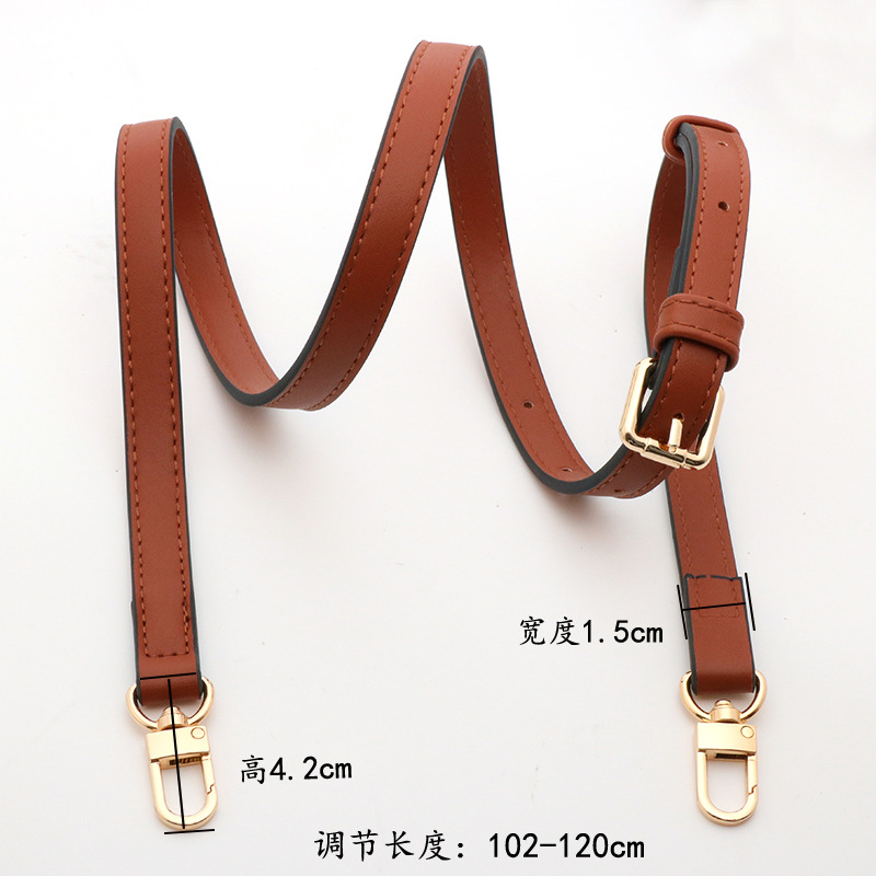Crossbody with brown pin buckle